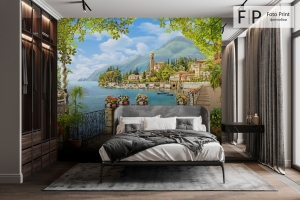 Фотообои FotoPrint «Набережная в Италии»